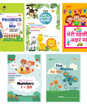Lower KG Preschool Learning Kit (Ages 4–5 Years) | 5 Books Set