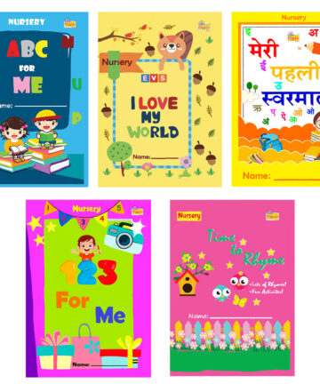 Nursery Preschool Learning Kit (Ages 3–4 Years) | 5 Books Set
